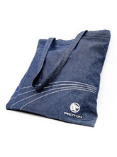 Load image into Gallery viewer, Proton Jean-ius Tote Bag | Dark Blue