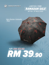 Load image into Gallery viewer, PROTON Rain Dasher Umbrella - Red Colour
